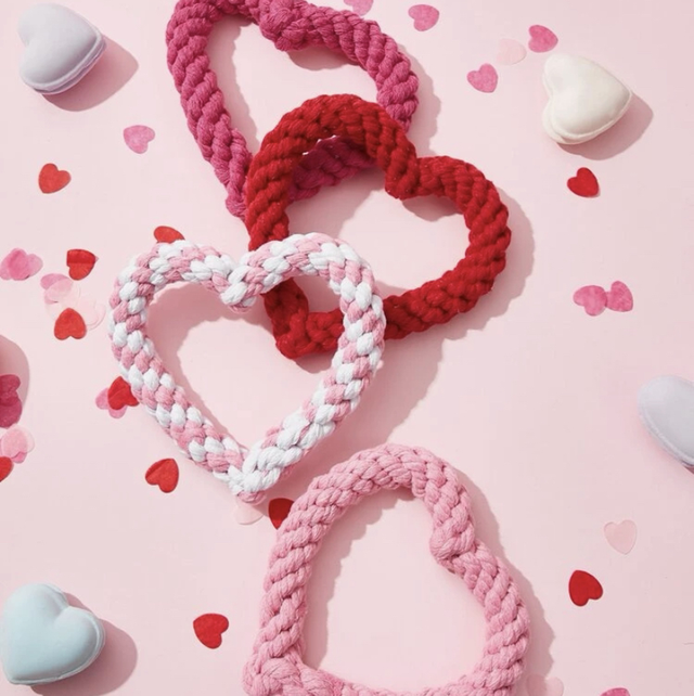 Heart pet toys 