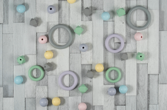 Wooden Craft Accessories Pack: 33 pieces: Assorted Colours