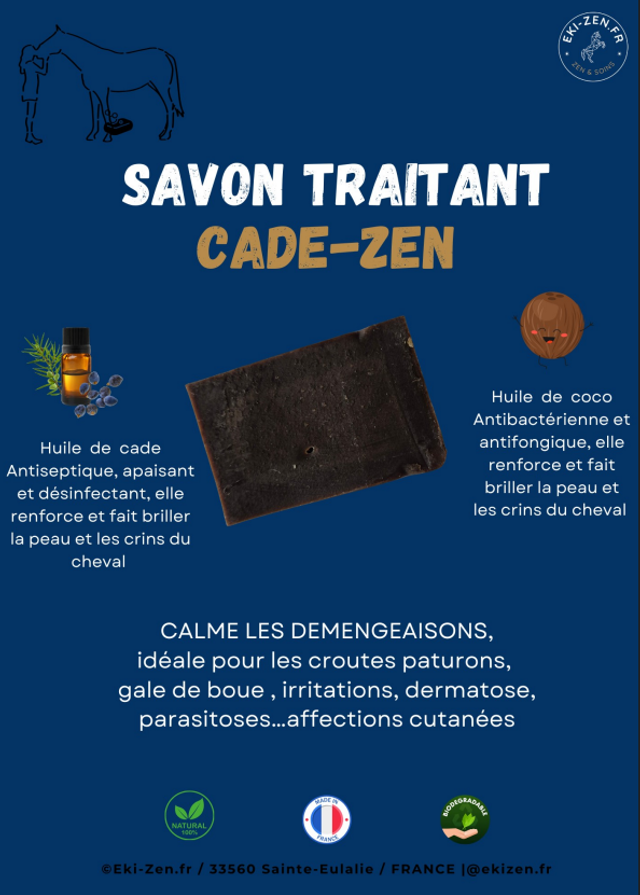 SAVON TRAITANT A L’HUILE DE CADE 