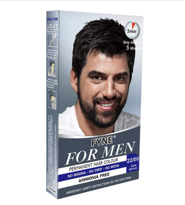 Fyne For Men Permanent Hair Colour (22/00 Dark Brown) 