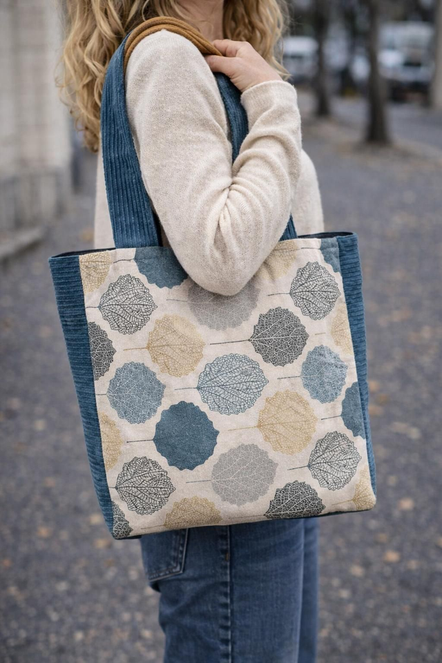 Sac cabas "élégance boréale"