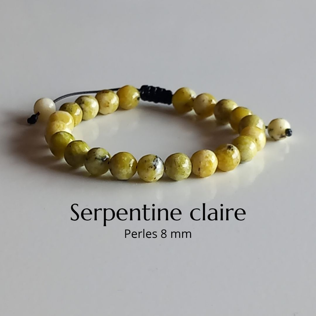 Bracelet ajustable en Serpentine