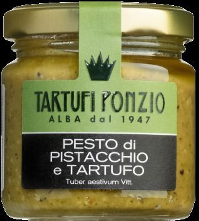 Pesto aus Pistazien und Sommertrüffeln