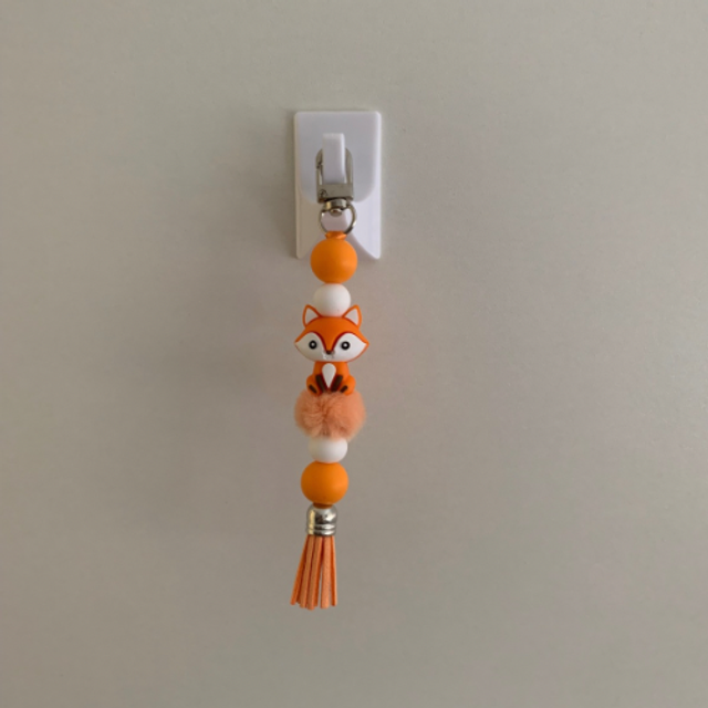 Vosje oranje met franje 