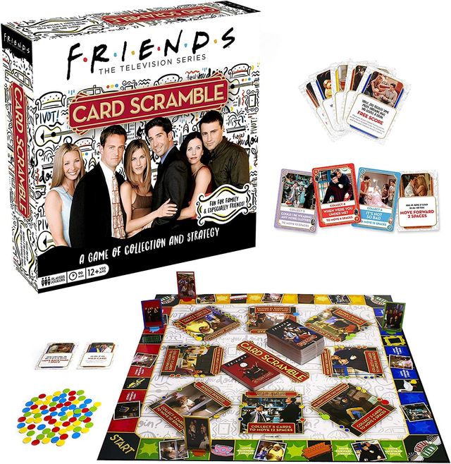 Friends Card Scramble Board Game
