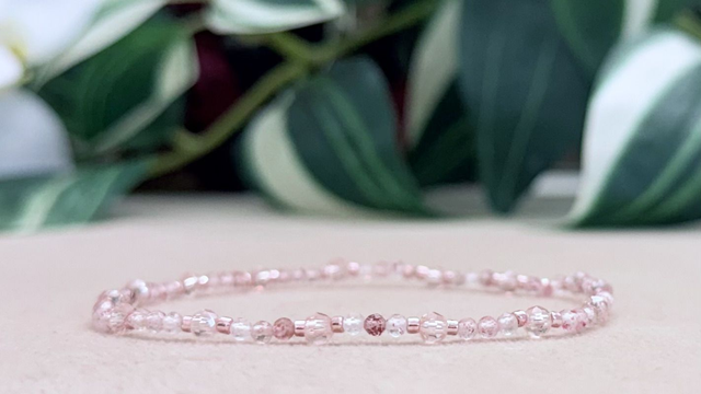 Bracelet | Quartz Fraise - Délicat