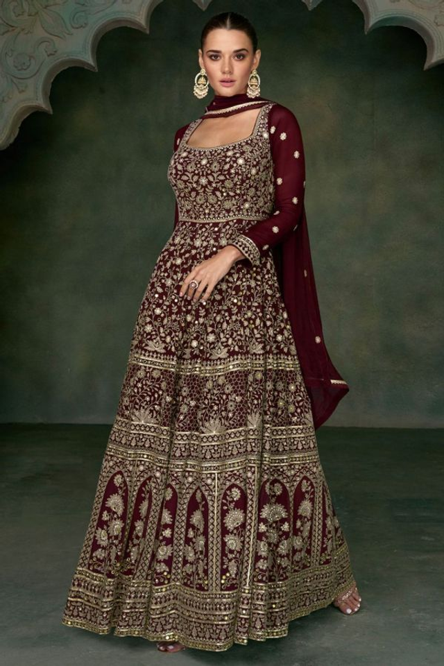 Robe de Mariée Bollywood Lehenga 17