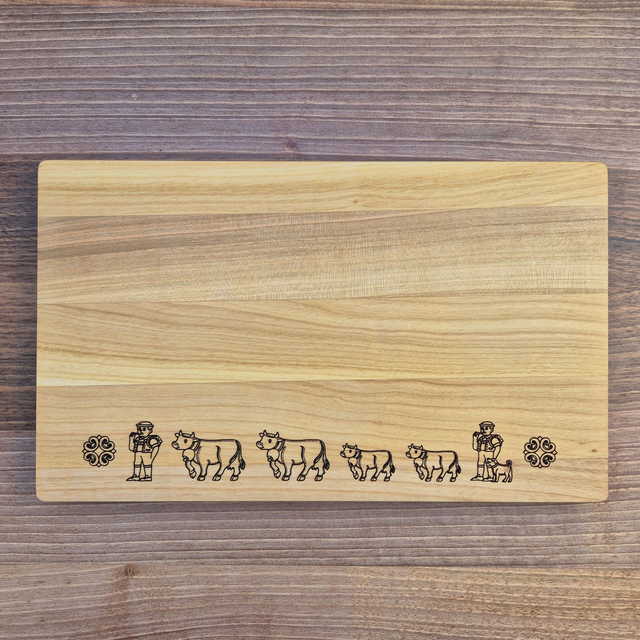 Schneidebrett, Alpabzug