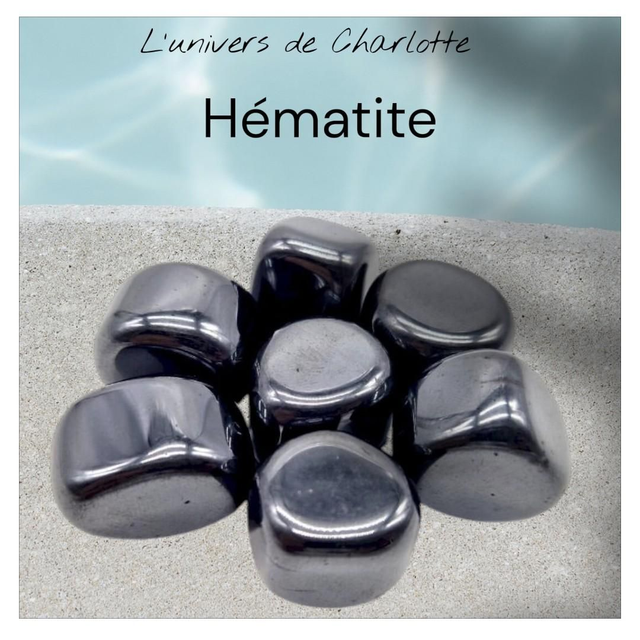Pierre roulée "Hématite"
