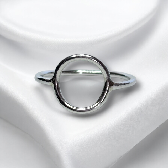 Silver Circle Ring