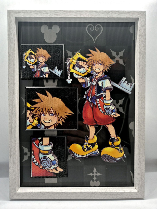 Cadre 3D - Kingdom Hearts - Sora
