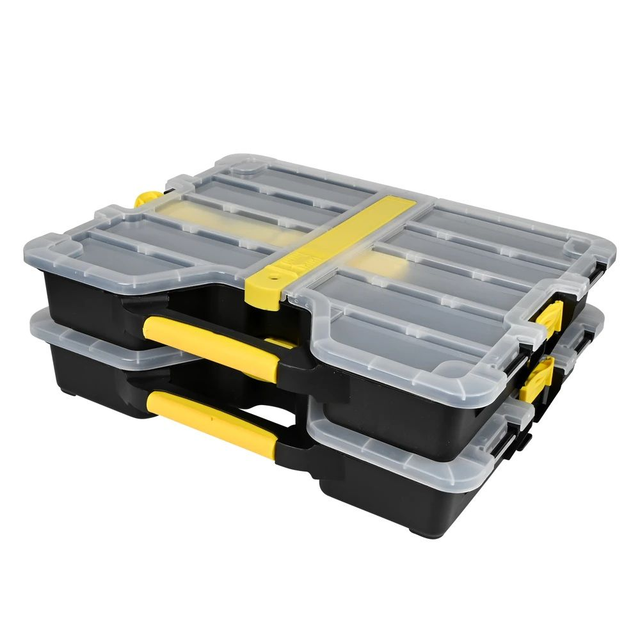 Coffre de rangement empilable 2 pièces