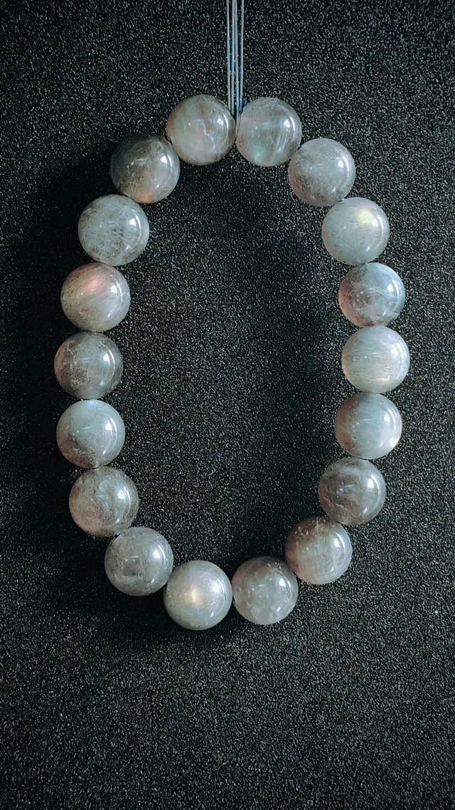 Bracelet labradorite 11 mm qualité 5A