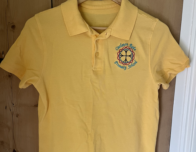 School Logo Polo Shirt 13-14 years