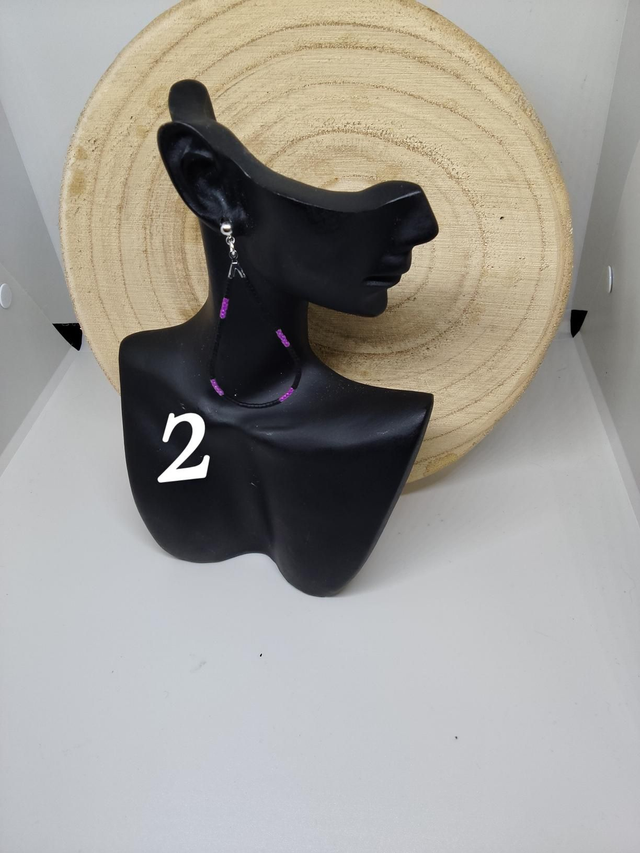 Boucles d'oreilles en perles 