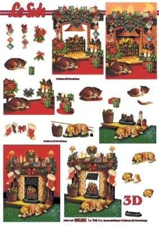 Knipvel Kerst Dieren