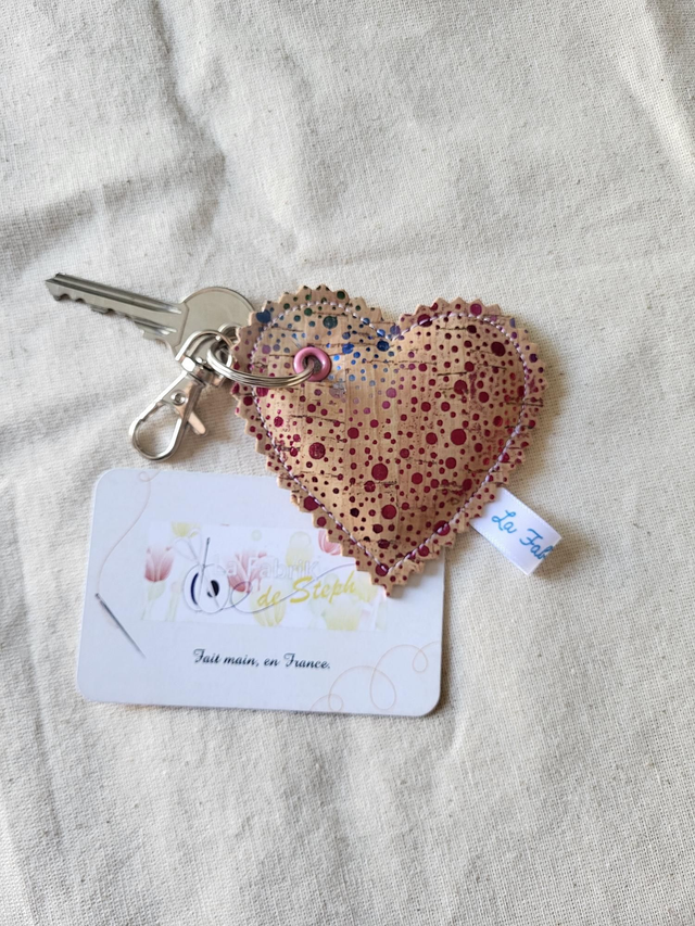 Porte-clé cœur 