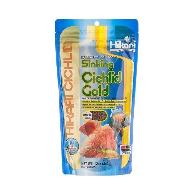 Sinking cichlid gold 342g 042055047333
