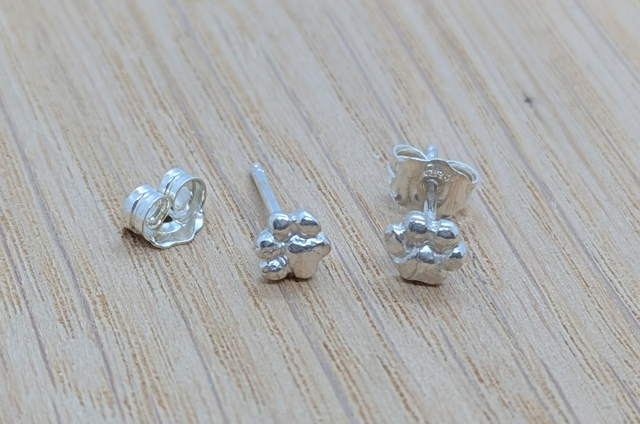 XSmall Paw Print Earrings 