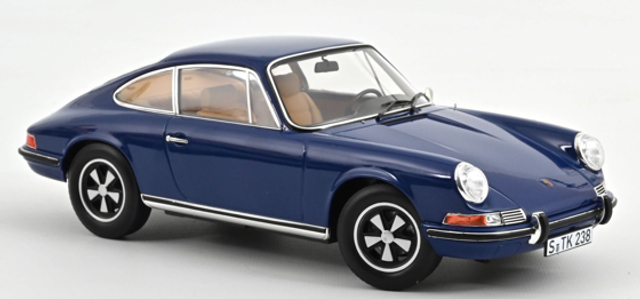 Porsche 911 S 1969 blau Norev 1:18