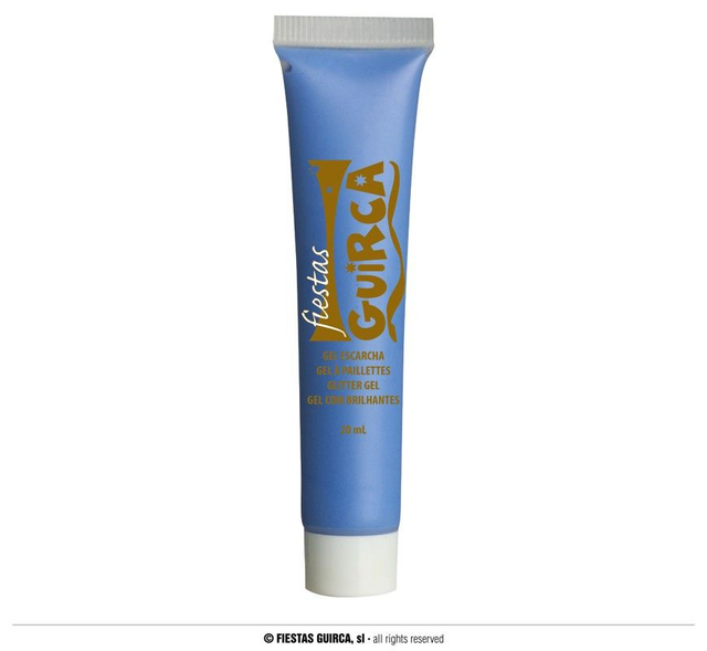 TUBETTO TRUCCO A BASE D'ACQUA AZZURRO 20 ML