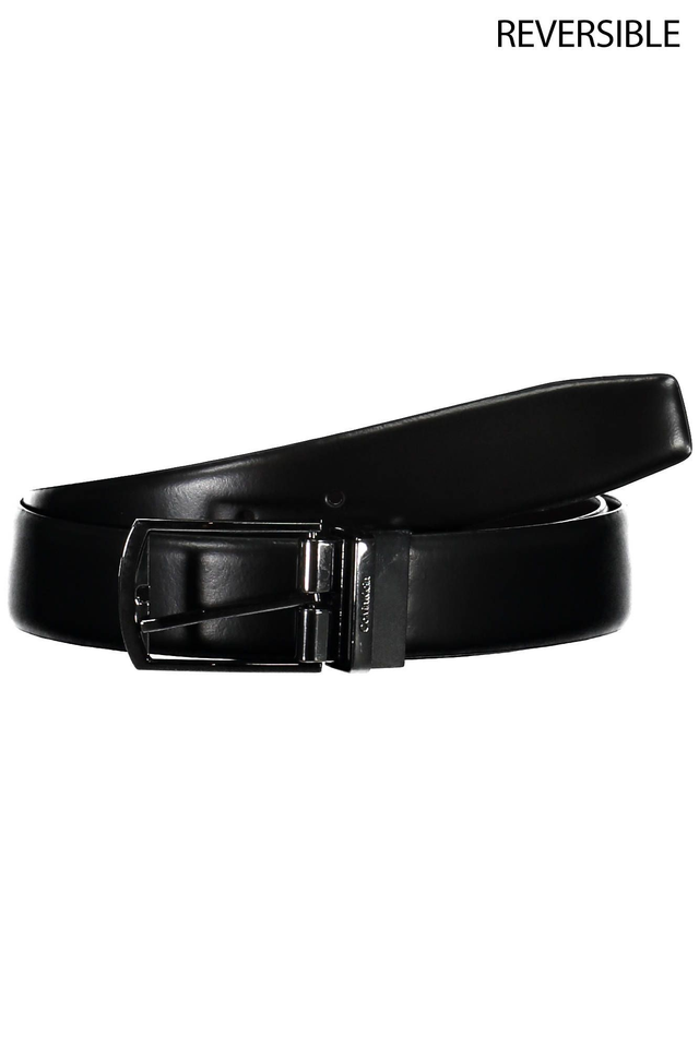 CALVIN KLEIN CINTURA IN PELLE UOMO NERO