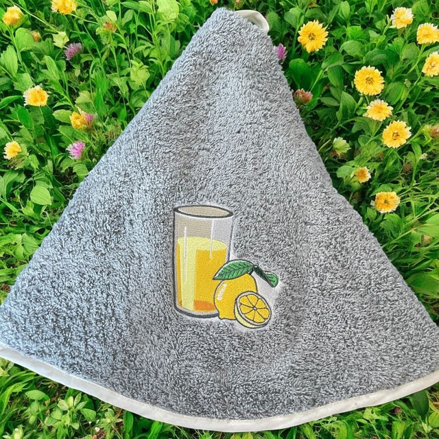 fichier broderie Citronnade - Cadre  10x10 / 12 Formats