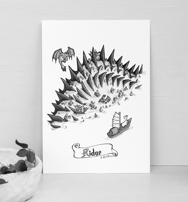 îles fantasy - L'aventure du Lama - Illustrations à l'unité