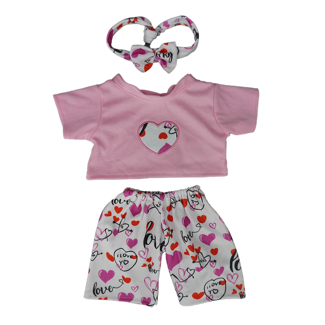 Pigiama cuori - 3098