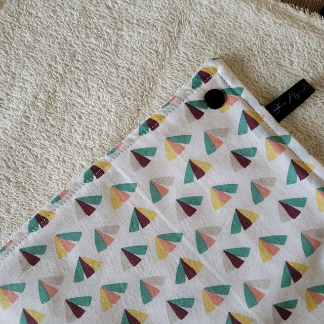 Essuie-tout lavable : tipi, écru