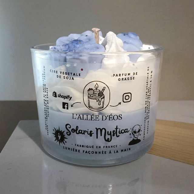 Bougie Gourmande Solaris Mystica - Parfum Pleine de Grace 