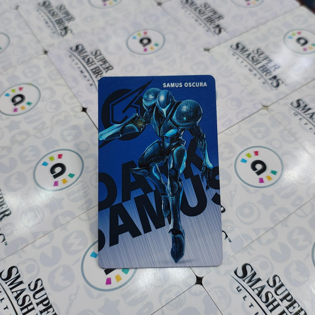 Tarjeta Amiibo Samus Oscura / Smash Bros