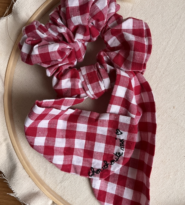 Foulchie Chouchoute moi vichy rouge