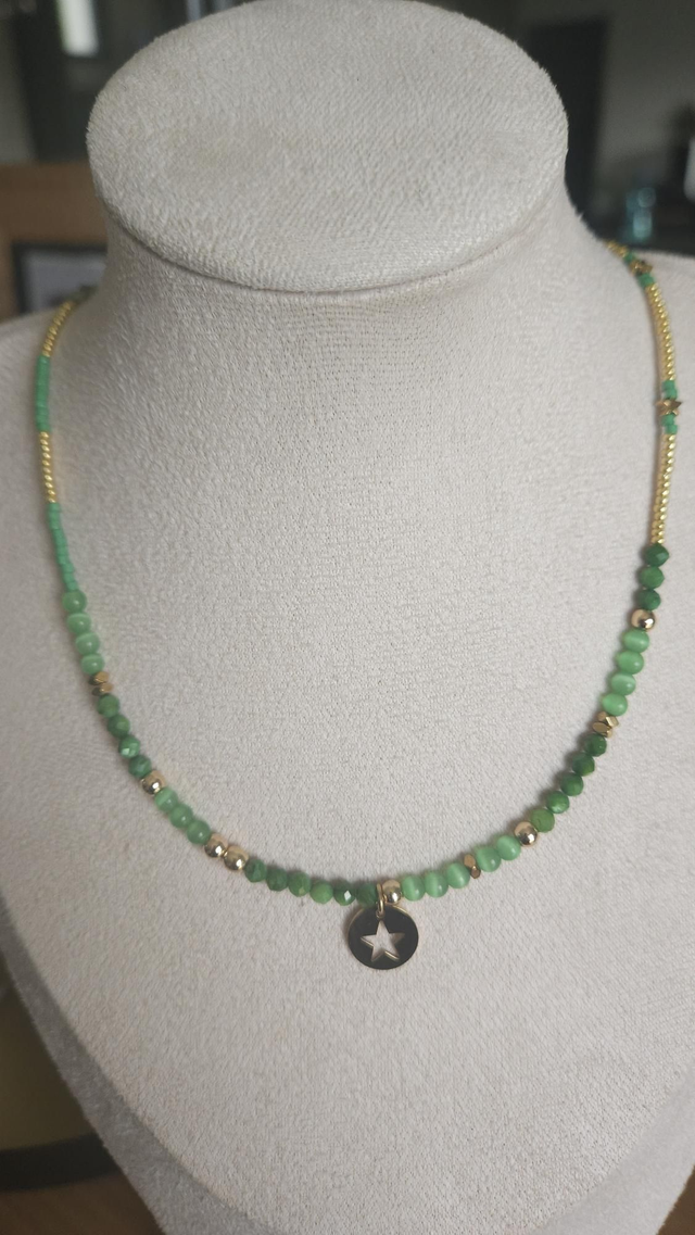 Collier/bracelet pendentif étoile 