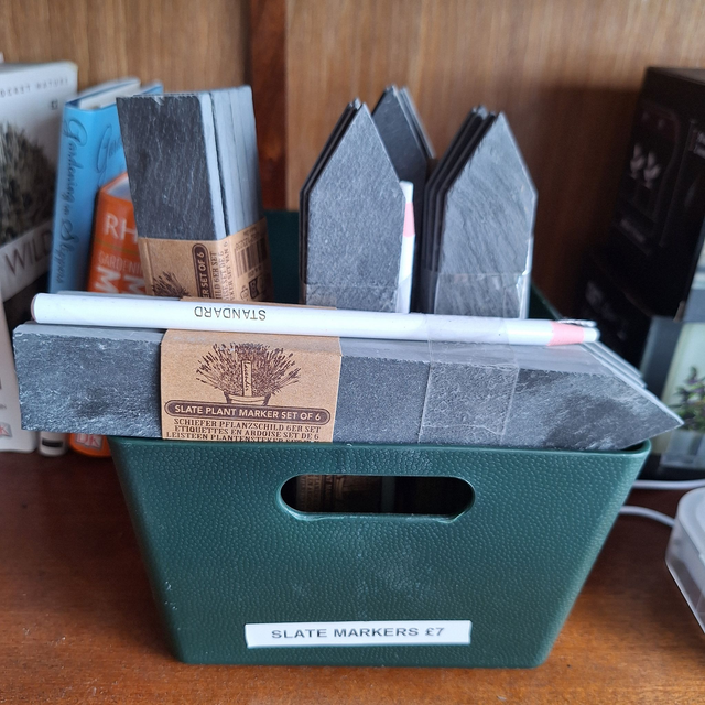 Slate plant markers (set of six)