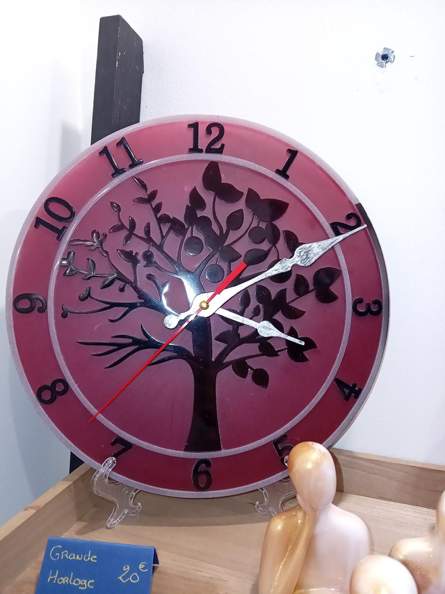Horloge arbre de vie 