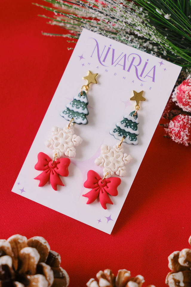 Colección Navidad | Pendientes trío charms