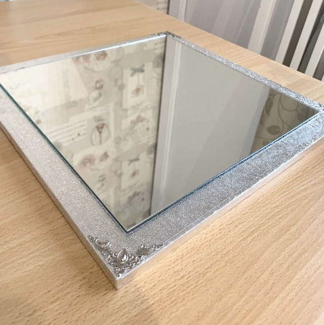 Ornate Mirror Decorative Tray