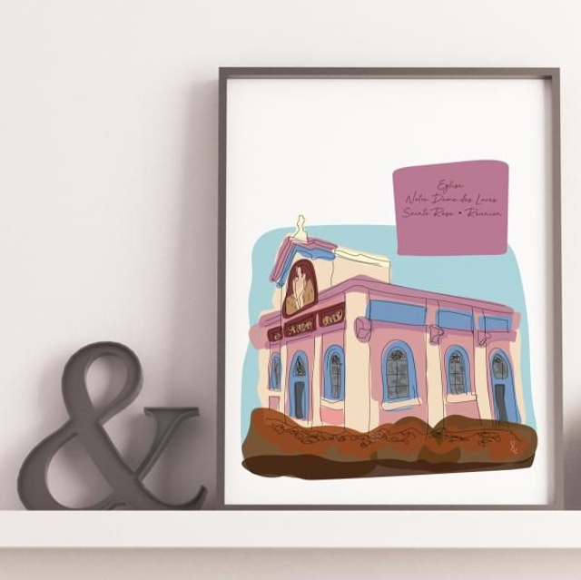 Affiche "Notre dame des Laves"