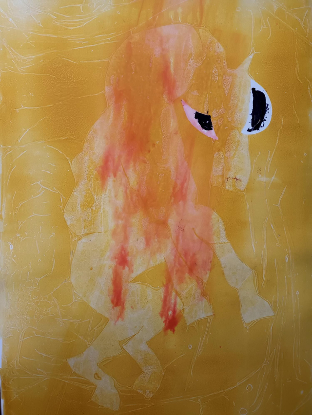 "Horse 5" by Jude Montague. Edition of one. 