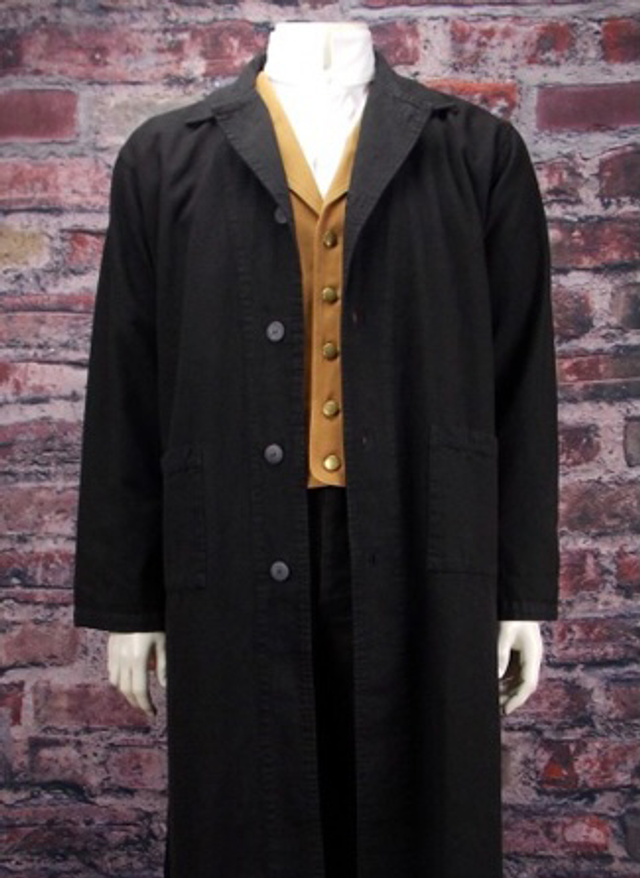 Jessie James Duster Coat Black