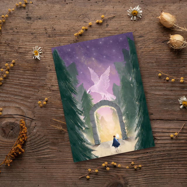 Carte "Le gardien corbeau"