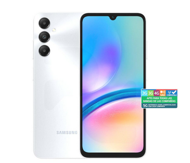 Smartphone Galaxy A05s 128GB/4GB Silver Liberado 