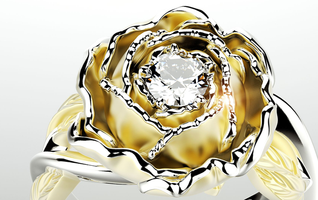 Gold Ring Peony