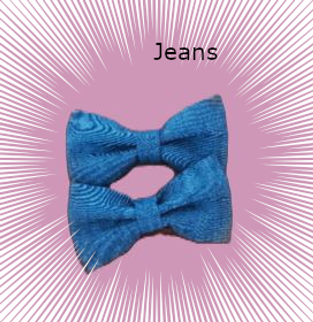 Barrette Nœud anti-glisse 3