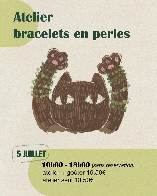 Atelier bracelets en perles