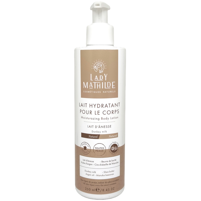 Lait pour le corps au lait d&#039;ânesse