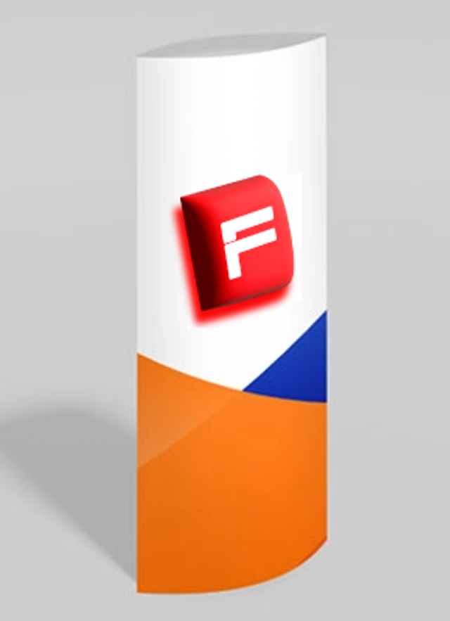 totem elliptique carton