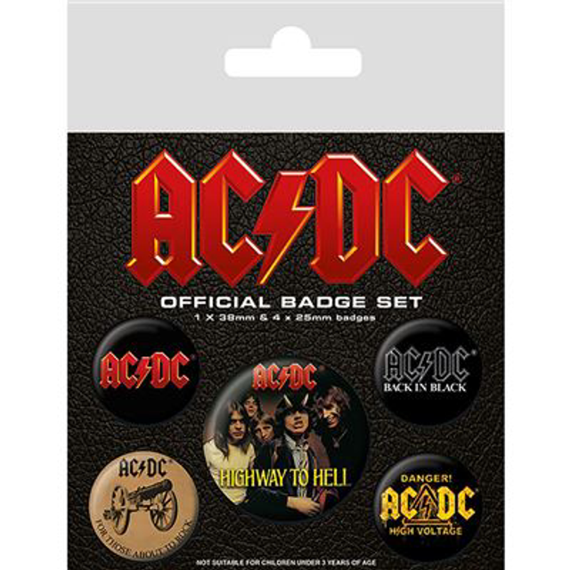 AC/DC BADGE PACK
