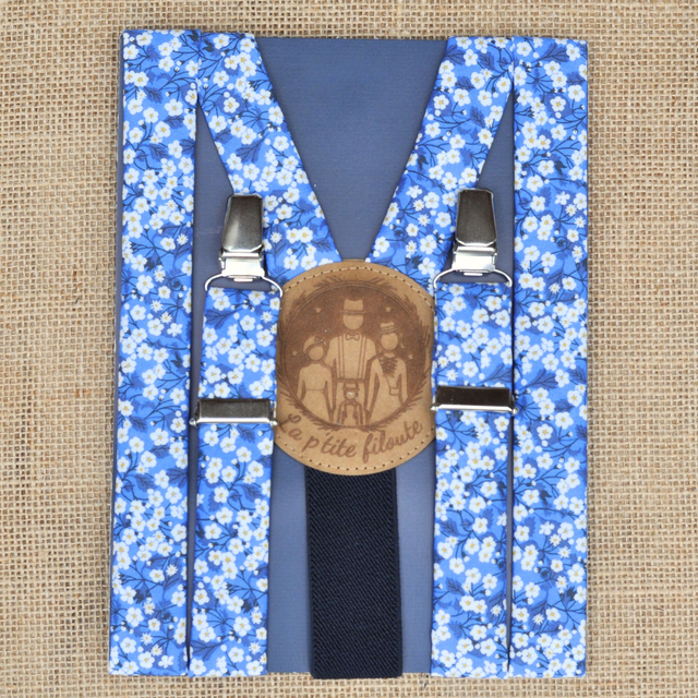 Bretelles kid’s - Mitsi Valeria - Bleu victoria